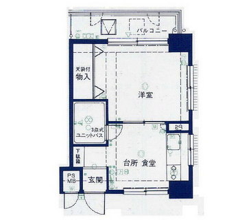 東京都世田谷区三軒茶屋２丁目 賃貸マンション 1DK