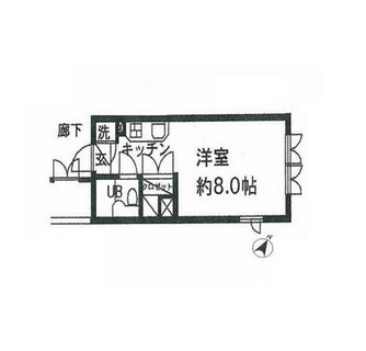 東京都世田谷区太子堂２丁目 賃貸マンション 1R