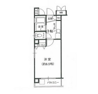 東京都渋谷区道玄坂２丁目 賃貸マンション 1K