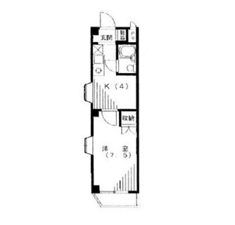 東京都世田谷区玉川４丁目 賃貸マンション 1K