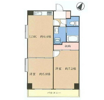 東京都世田谷区玉川３丁目 賃貸マンション 2LDK